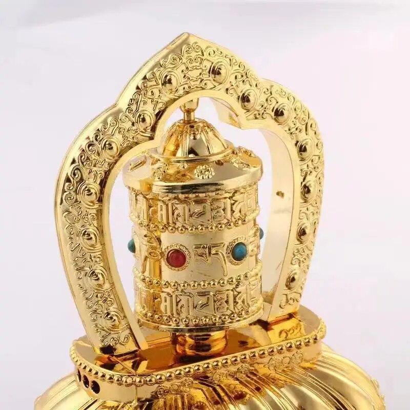 Солнечное тибетское молитвенное колесо, тибетские украшения, буддийские молитвенные писания, декоративные украшения для автомобиля