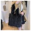 New Autumn and Winter Fashion Armpit Large-capacity Shoulder Bag, Foreign Style Hair Bag, Commuter Handbag, Plush Women's Bag