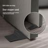 Silent Anti-Collision Door Stopper: Windproof Suction Card Fixer and Raised Wedge Blocker