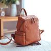 High Quality Rivet Backpack Retro Genuine Leather Large Capacity Versatile Women's Travel Backpack