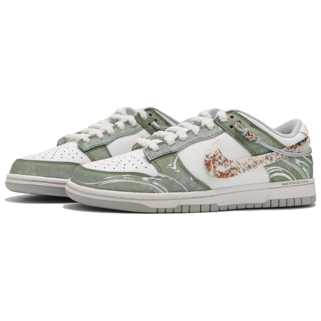 Nike Dunk Abrasion Resistant Low top Skateboard Shoes Men's Green HF5441-105(Team82-)