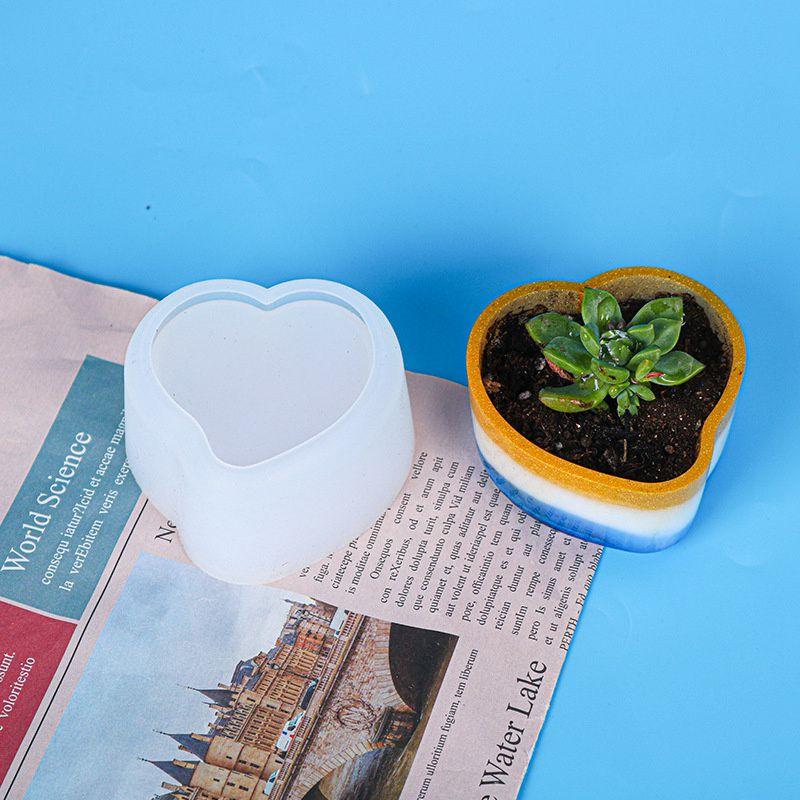 DIY коробка из эпоксидной смолы, силиконовая форма для украшения дома, изделия из смолы, формы из смолы для растений, форма для цветочного горшка, хранение ручной работы