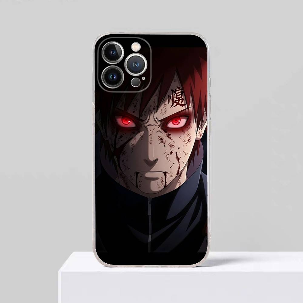 Anime Cartoon G-Gaara Phone Case For IPhone 17 16 15 Plus 14 13 Mini 12 11 Pro Max Soft Shell Cover