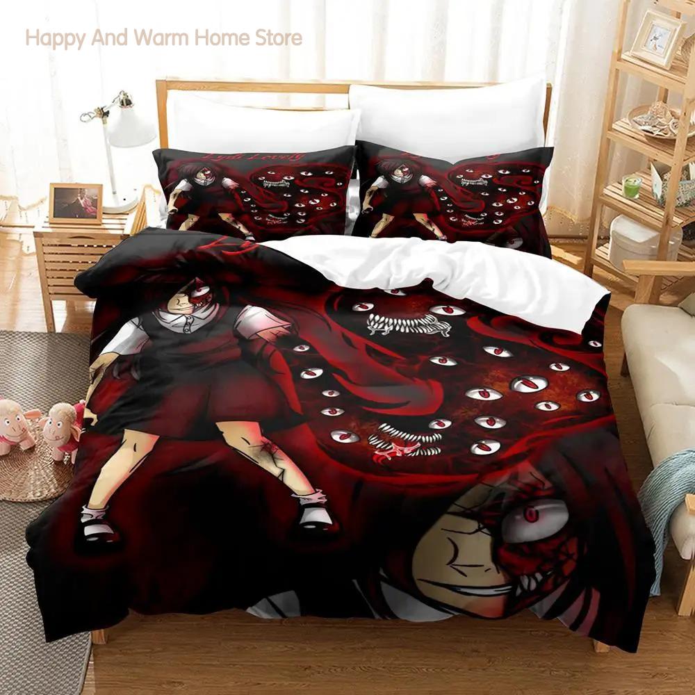Creepypasta Bedding Collection Single Twin Full Queen King Size Bed Collection Aldult Boys Bedroom Duvetcover Collections Anime Roupas De Cama