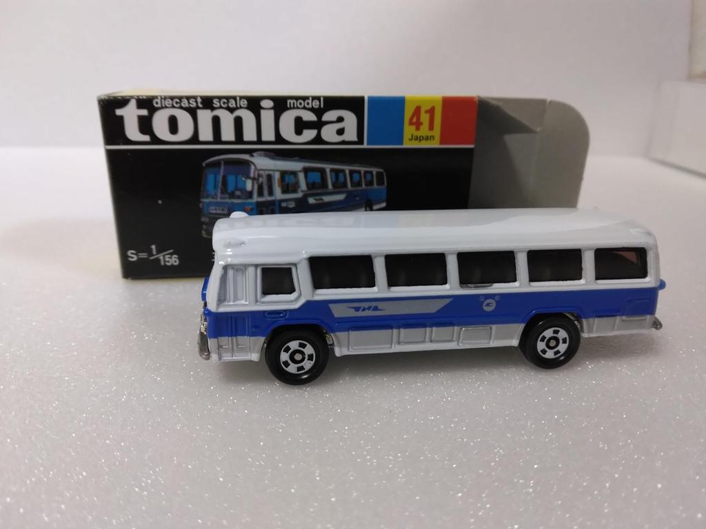 Tomica Black Box No. 41 Mitsubishi Fuso Tomei Expressway Bus, 164 Scale, Reprint Made In China