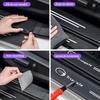 For Trumpchi GAC GS3 GS4 GS5 Coupe GA4 GS8 GM6 GM8 Car Threshold Strip Carbon Fiber Film Door Sill Stickers Auto Accessories
