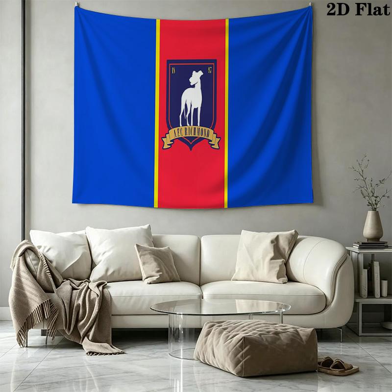 A.F.C. Richmond Wall Tapestry Aesthetic Wall Hanging Printed Fabric Blanket Decorative Tapestries for Bedroom Living Room Home Decor