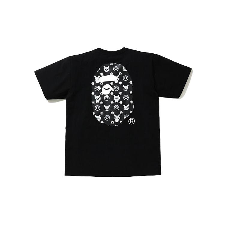 A BATHING APE x Pokemon Ape Head T Shirt Unisex 2G73-110-927