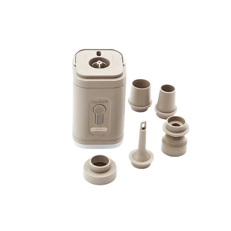 Portable Electric Air Pump Mini Wireless Air Compressor Quick Inflate/Deflate Pump with LED Light for Sofa Mattress Swim Ring