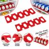 2 PCS Foldable Design Bottle Stacking Rack Red Beer Can Holder Can Stacking Rack  Kitchen Cabinet