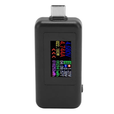 USB Детектор тока напряжения зарядки HD Цветной дисплей PD Совместимый Двунаправленный USB Type C