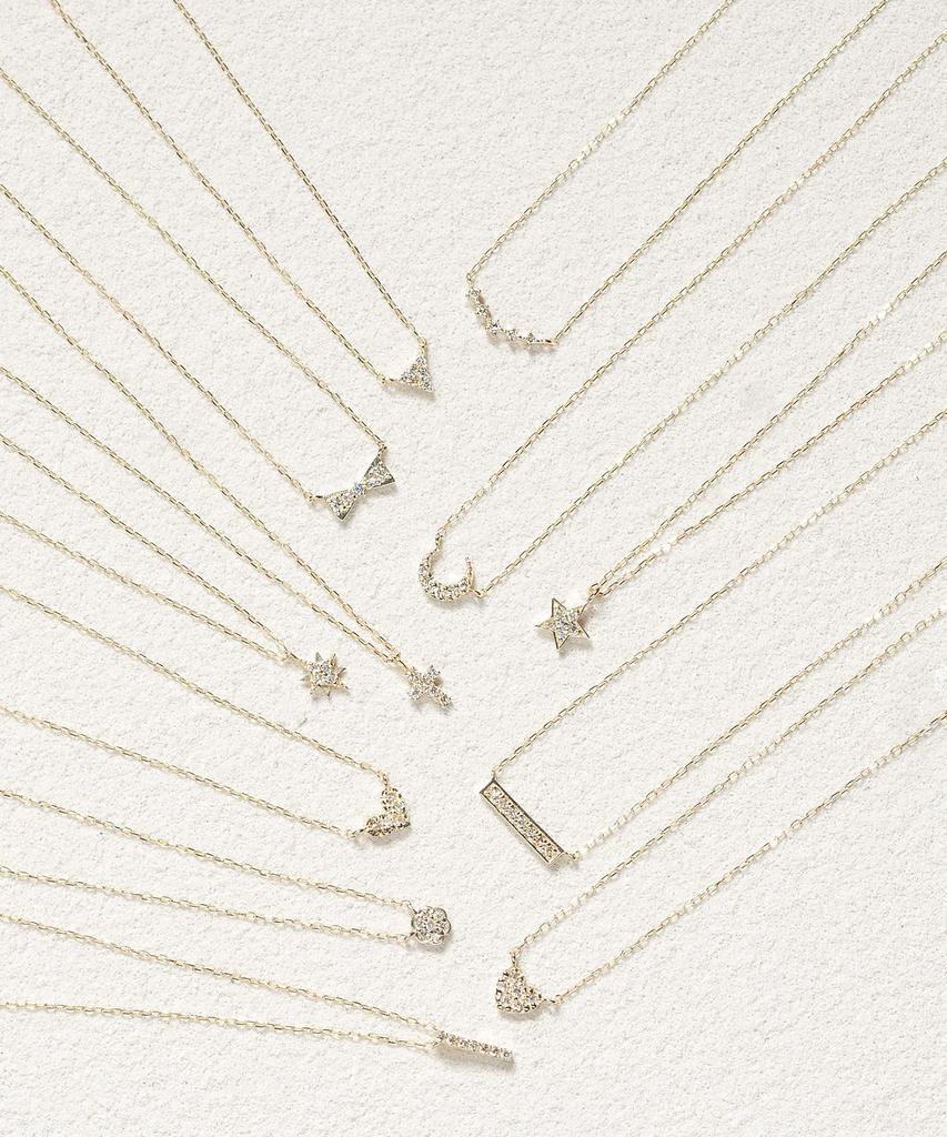 K10 Yellow Gold Diamond Necklace L&CO 66-7627