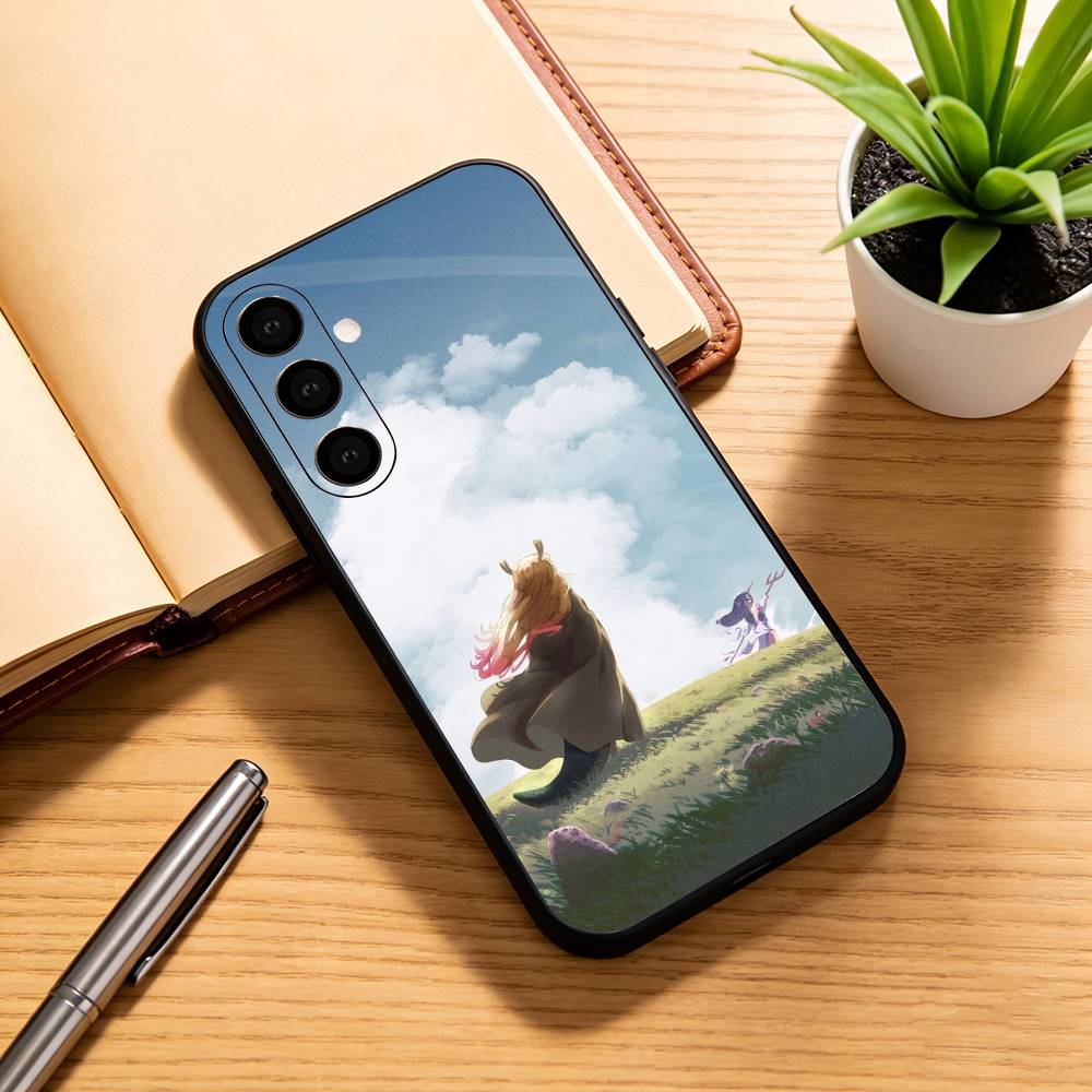 Чехол для телефона D-Dragon Maid Tohru Ilulu Черный Силиконовый Мягкий Для Samsung Galaxy A73,A72,A71,A70,A53,A52,A51