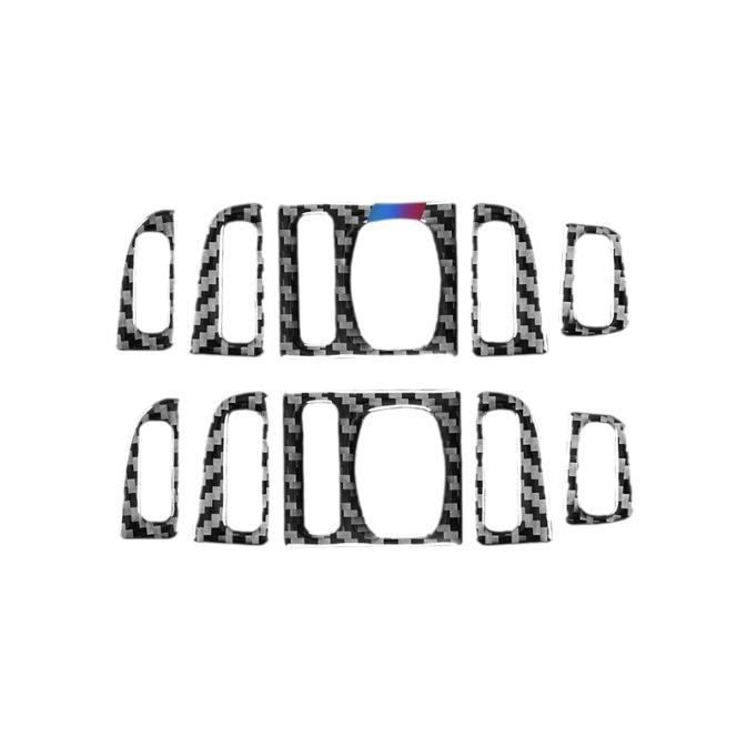 Наклейка на воздуховод из углеволокна для BMW 5 серии F10 528/525li 2011-17 годов, консоль