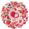 35pcs-50pcs Whimsical Nature Stickers Cute Strawberry Animal Stickers Stationery Stickers For Suitcase Fridge Phone Luggage DIY