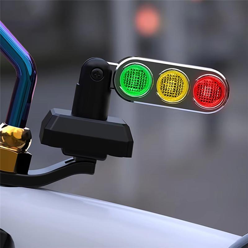 Mini Cute Motorbike Handlebar Mount Red Green Signal Light Traffic Light Lamp Cycling Riding Tool Accessories