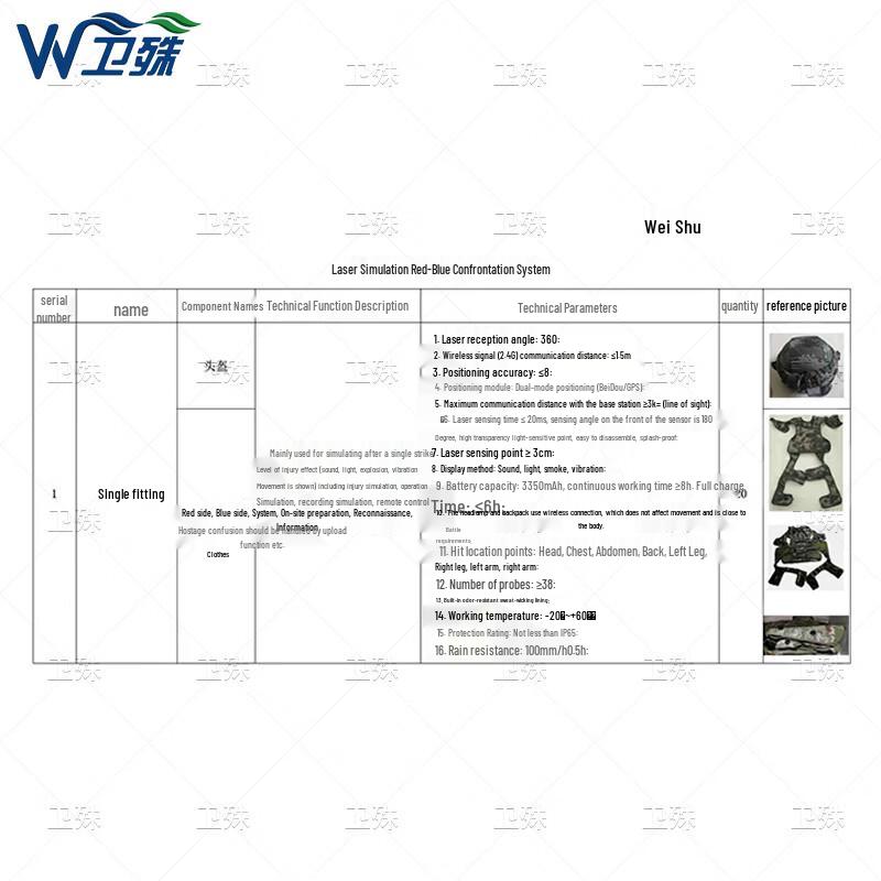 Weishu Laser CS Combat Simulation System