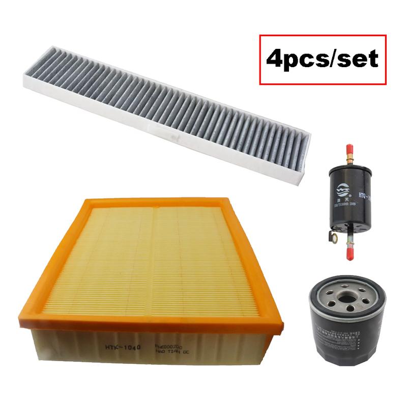 4pcs Filter Set For MG 6 MG6 2009-2017 1.8T 2016 Roewe 550 Cabin Fuel Engine Air Oil Filter Accessories Parts 30016808 10002061