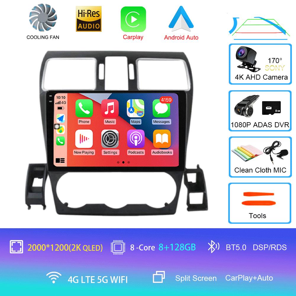 Android 14 Радио для Subaru Forester 4 SJ XV WRX 2012 - 2018 Carplay Стерео GPS Навигация Видео Плеер Автомобильная Мультимедиа 2din Carplay DVD