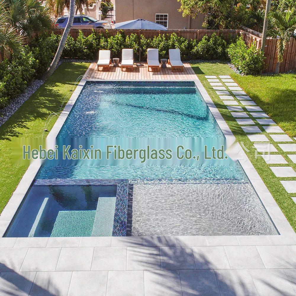 Customizable Fiberglass Family Spa Pool: Above & In-Ground Options