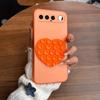 Чехол-присоска в форме сердца для realme 16 5G, полупрозрачный матовый, ударопрочный, из мягкого ТПУ