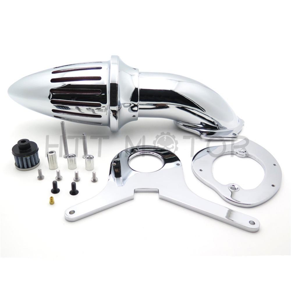 Motorcycle Air Cleaner Kits Filter For Honda 1986-2015 Shadow Aero 750 VT750 All Year Chromed