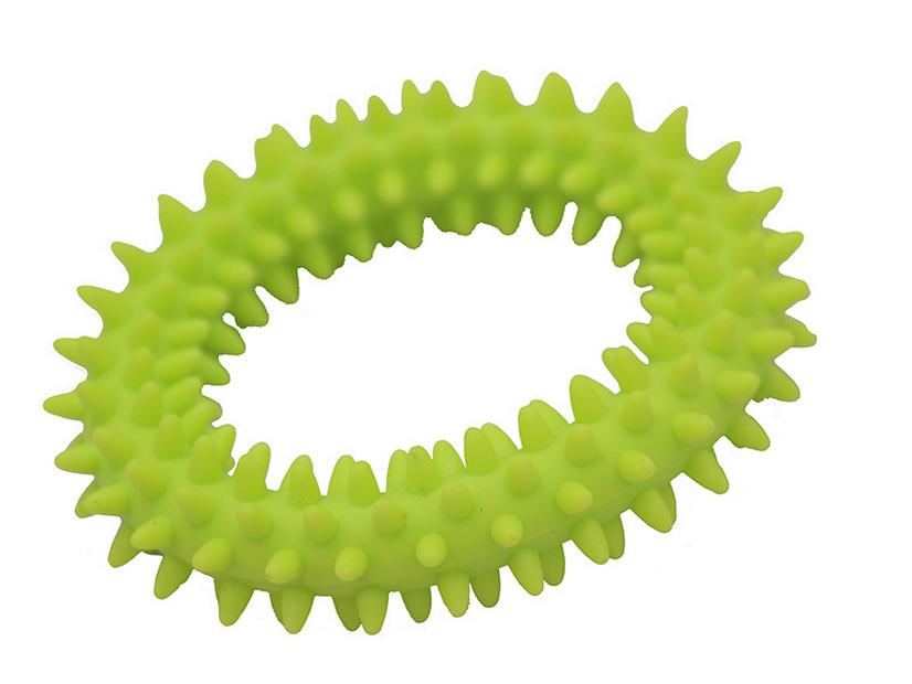 Интерактивная игрушка для собак с шипами TPR, устойчивая к жеванию