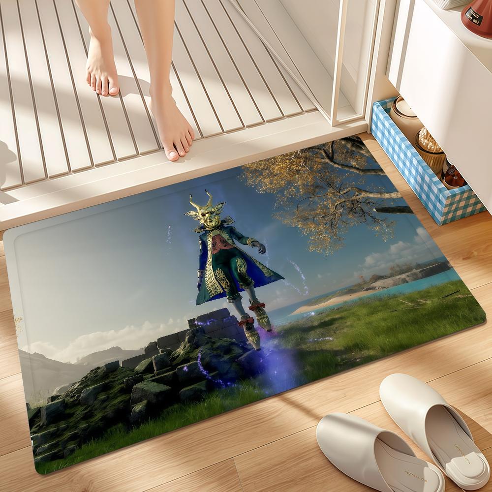 Door Game Mat N-Nightingale Bedside Entrance Bath Floor Game Decoration Corridor Door Mat Survival Carpet Living Room Balcony