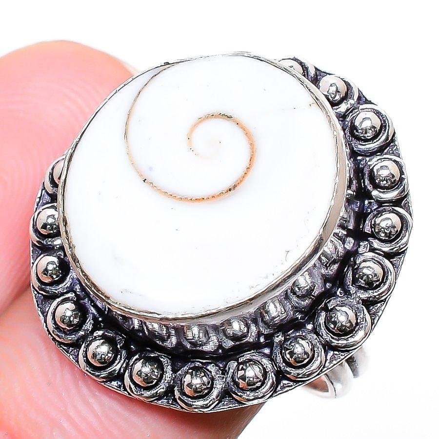 Shiva Eye Gemstone Handmade 925 Sterling Silver Jewelry Pendant 2.56"