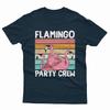 Фламинго Party Crew Розовый Малый фламинго Забавная футболка для любителя птиц P1OrA