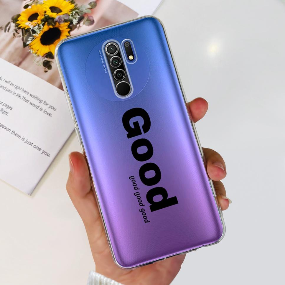 New For Xiaomi Redmi 9 Case Cute Cat Luxury Flower TPU Soft Silicone Clear Cover For Xiaomi Redmi 9 9A 9a 6.53"Bumper Phone Case