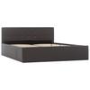 Hydraulic Storage Bed in Grey Faux Leather 140 x 200 cm