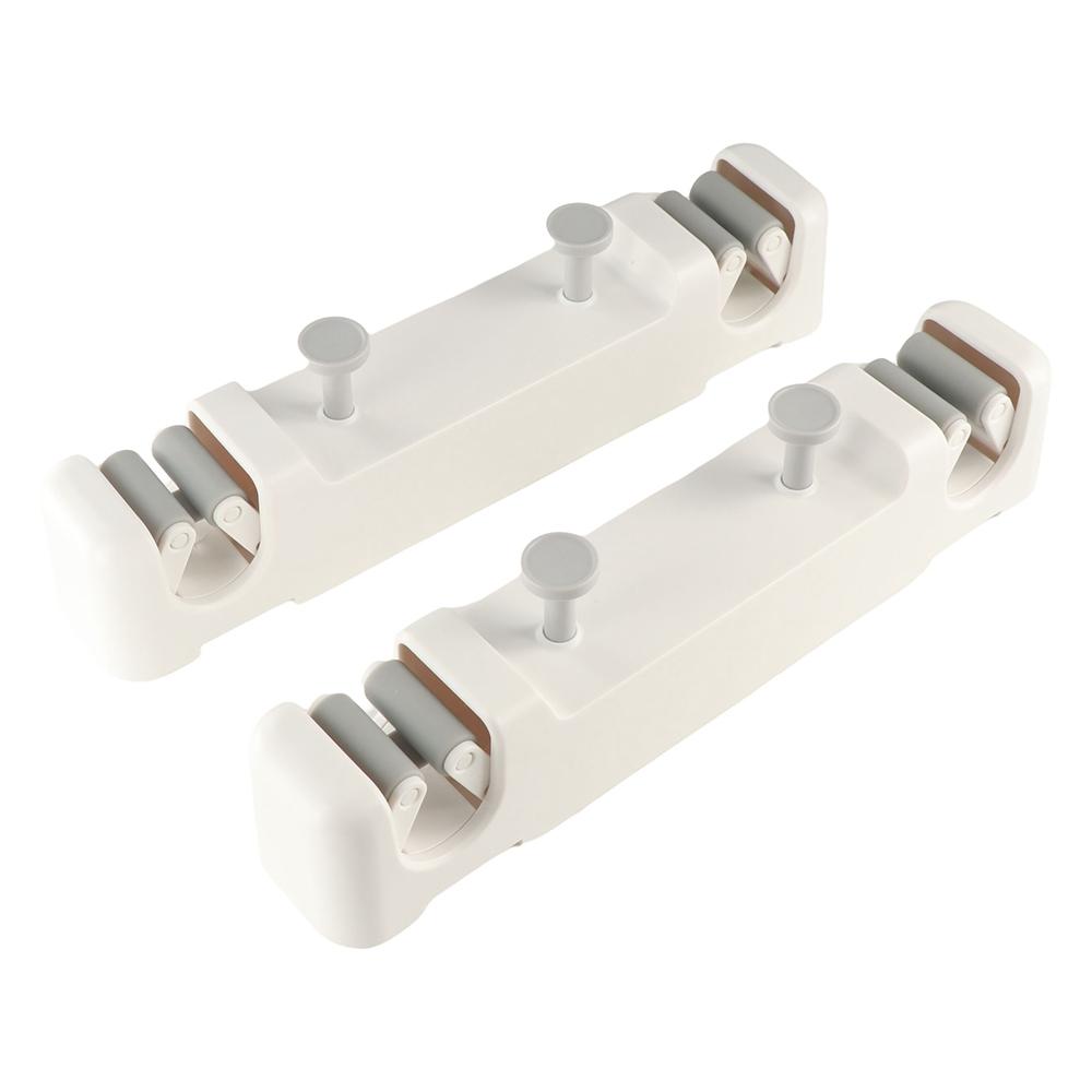 Самоклеящийся держатель для швабры, двухпортовая вешалка для швабры, многофункциональный зажим для швабры для дома