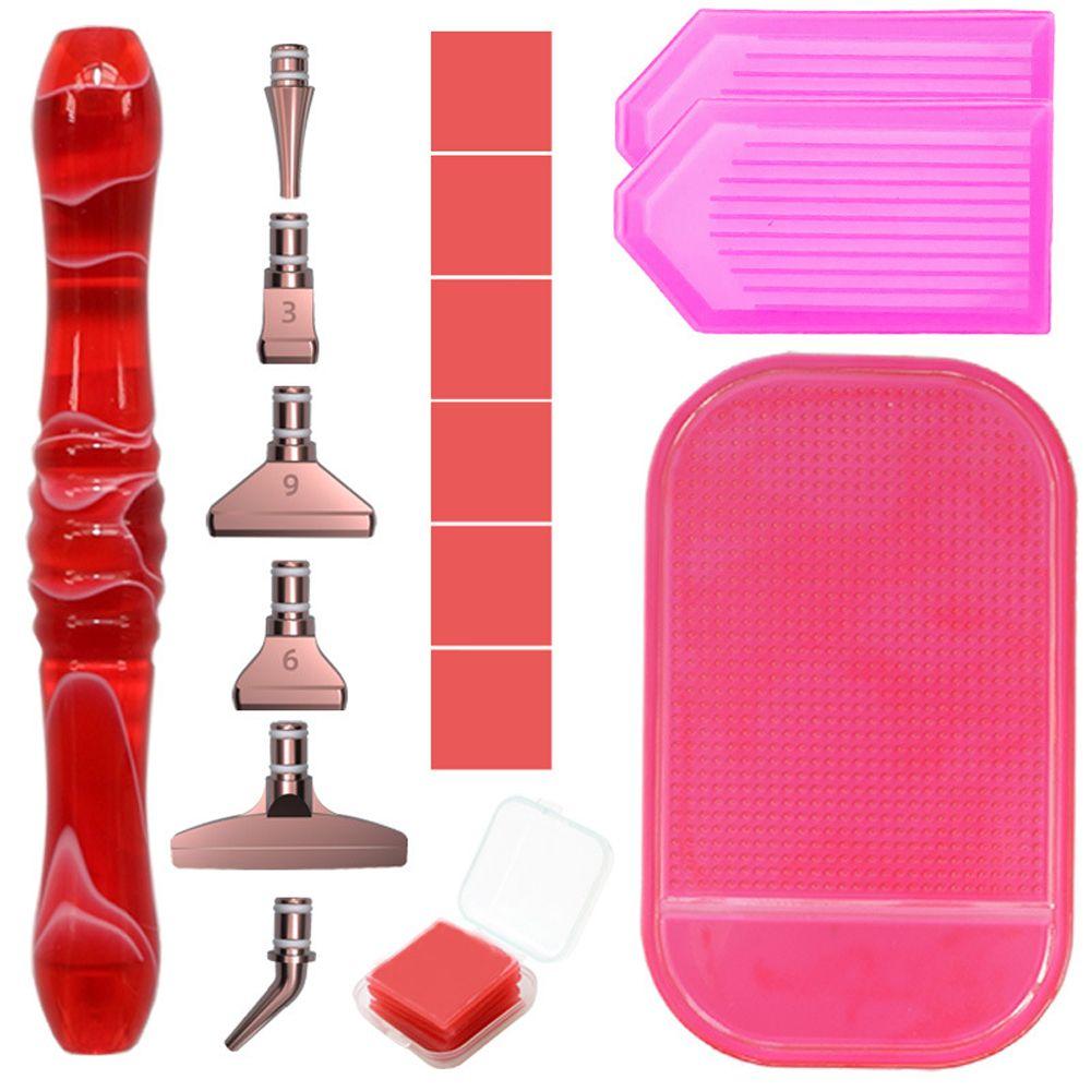 Resin Diamond Painting Pen Alloy Replacement Pen Heads Point Drill Pen Diamond Painting Glue Clay