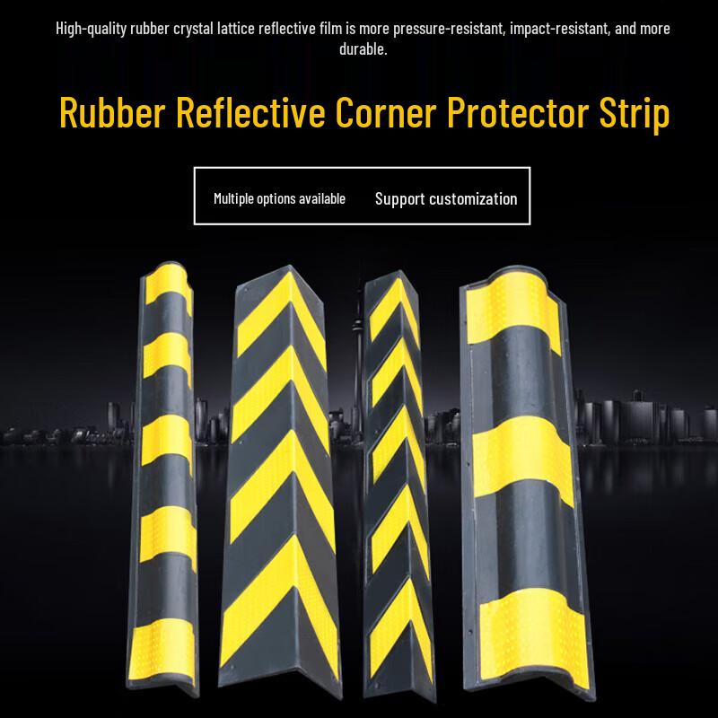 Reflective Rubber Wall Corner Protector