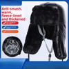 Winter Thickened Plush Cold Cotton Hard Hat Outdoor Warm ABS Construction Site Power Smash Ear Protector Lei Feng Hat