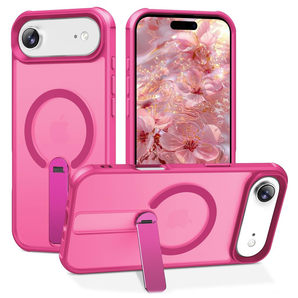 For iPhone Air Case Compatible with MagSafe Kickstand TPU+PC Drop Protection Phone Cover