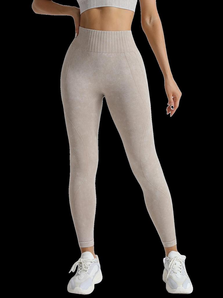 Бесшовные леггинсы для йоги с эффектом «персиковых ягодиц» - Быстросохнущие спортивные брюки для весны