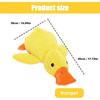 The Yellow Duck Dog Toy is a Soothing Duck Toy for Dogs. It Produces quacking and rustling Sounds to Keep Dogs Entertained, Suitable for Small, Medium