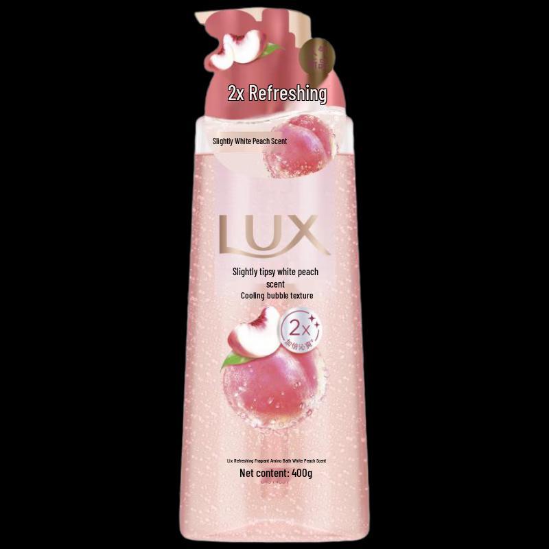 Lux White Peach Scent Refreshing Shower Gel