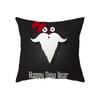 Santa Claus Christmas Theme Printed Pattern Cushion Cover Home Living Room Sofa Decoration Square Pillow Pillow Cover