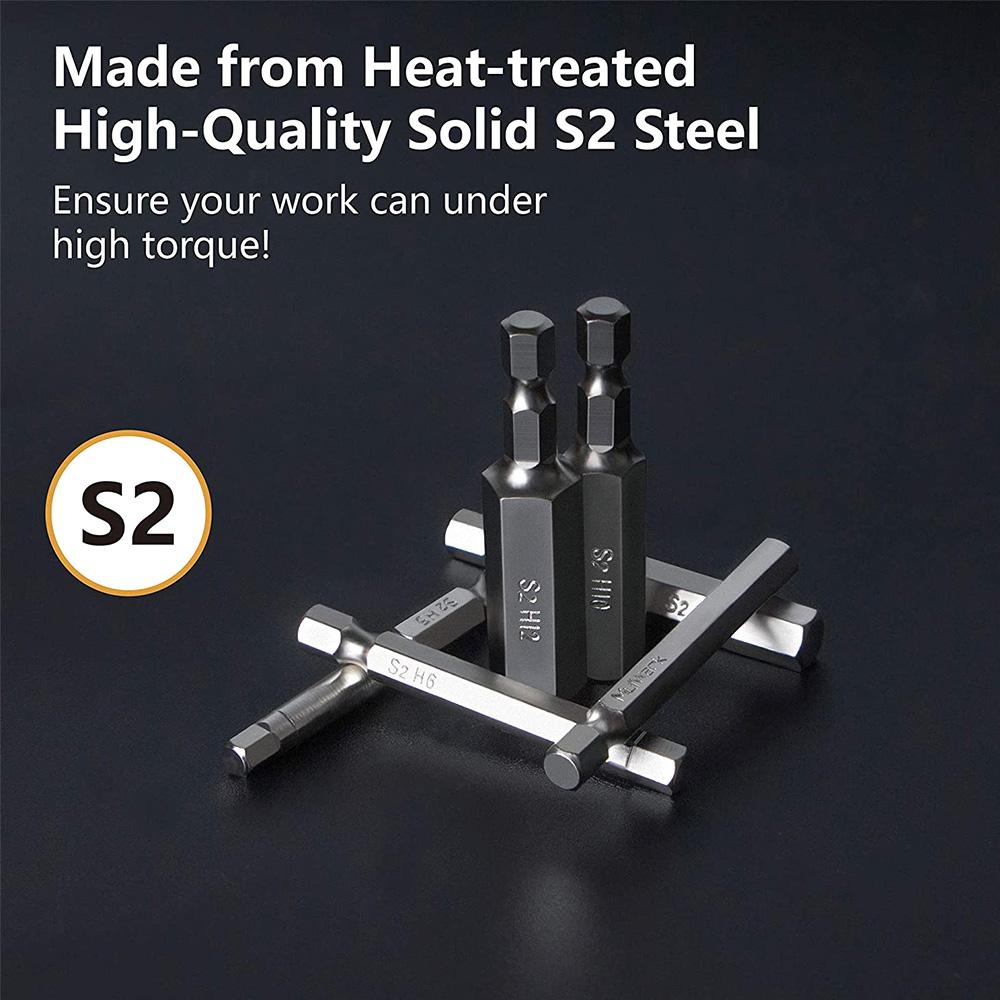 20Pcs Hexagon Head Drill Bits Internal Hexagon Wrench Drill Bit Set Wrench Screws Power Drilling Tools