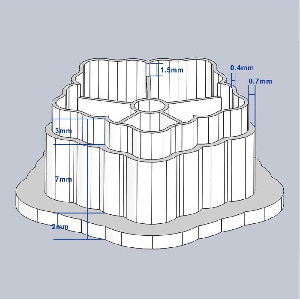 Мягкая керамика, форма для полимерной глины, полые серьги, вырезанная форма, серьги, ювелирные изделия, кулон, изготовление