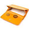 Яркий женский кошелек из натуральной кожи флотар CANPELLINI Wallet 21592 Желтый