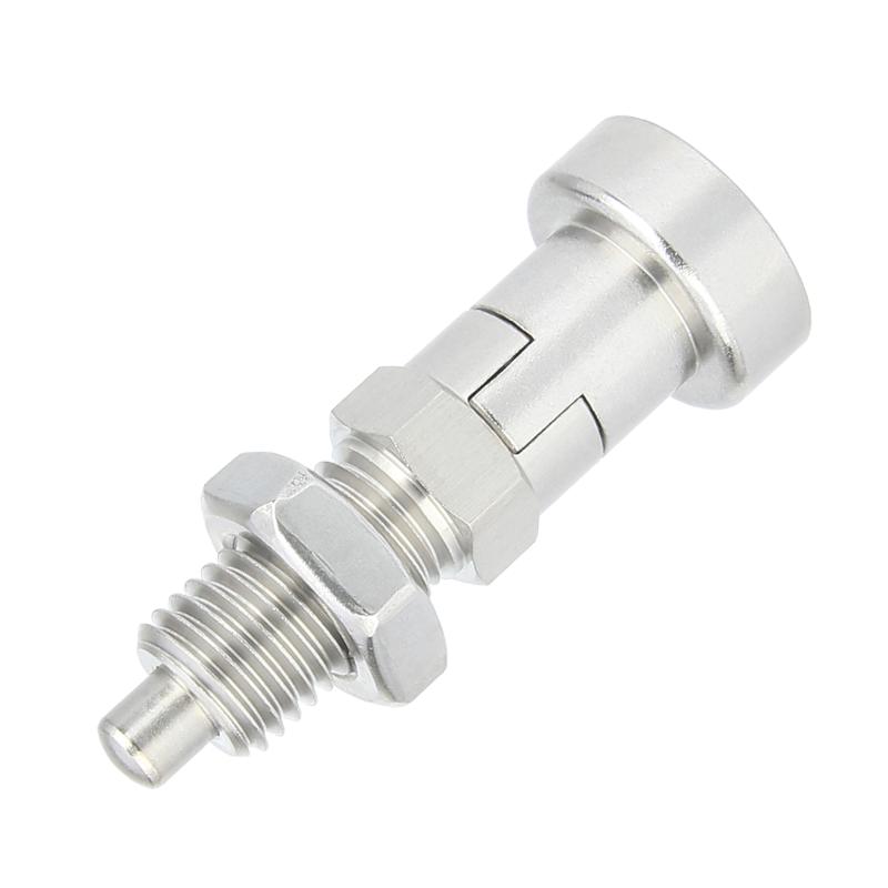 M10/M12/M16/M20 Самоконтрящиеся индексирующие плунжеры с мелкой резьбой KST220-C Нержавеющая сталь/Углеродистая сталь Ручка Фиксирующие штифты плунжера с гайками