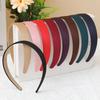 Colorful Satin Wide-brimmed Hairband Retro Handcrafted Hairpin Simple Women's Bag Fabric Headband