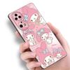 Милый черный силиконовый чехол My Melody для телефона Huawei P10 P20 P30 P40 Lite P50 P60 Art P50E P Smart Z 2018 2020 2021 Pro 2019