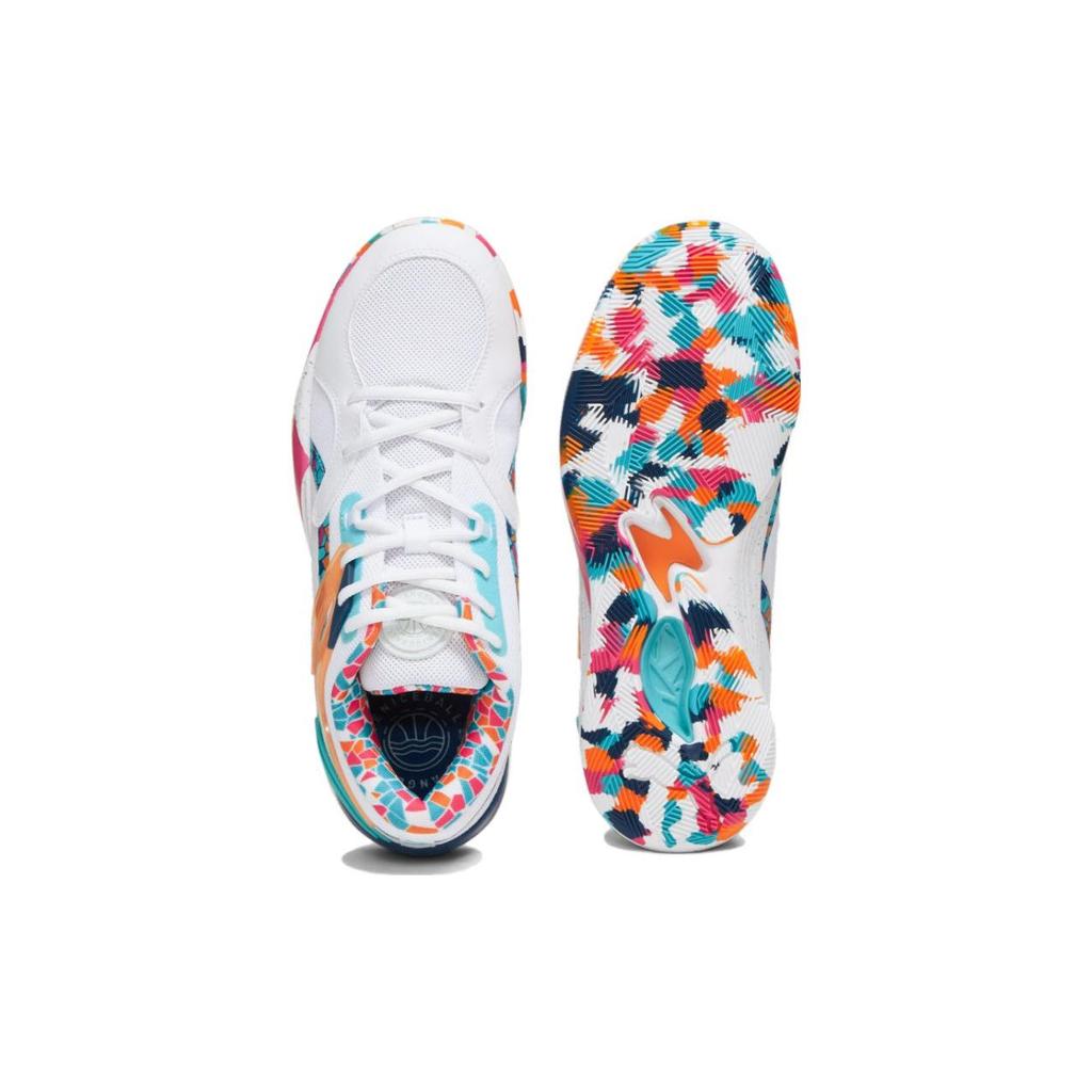 Puma Кроссовки TRC Blaze Court Venice Beach League Мужские Белый Розовый 379788-01