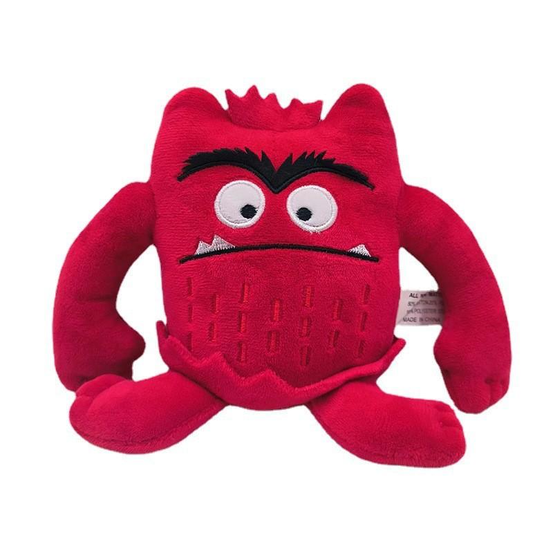 6 шт. плюшевая кукла Color Monster Kawaii для детей, плюшевые игрушки Monster Color Emotion для детей, подарки на день рождения, Рождество