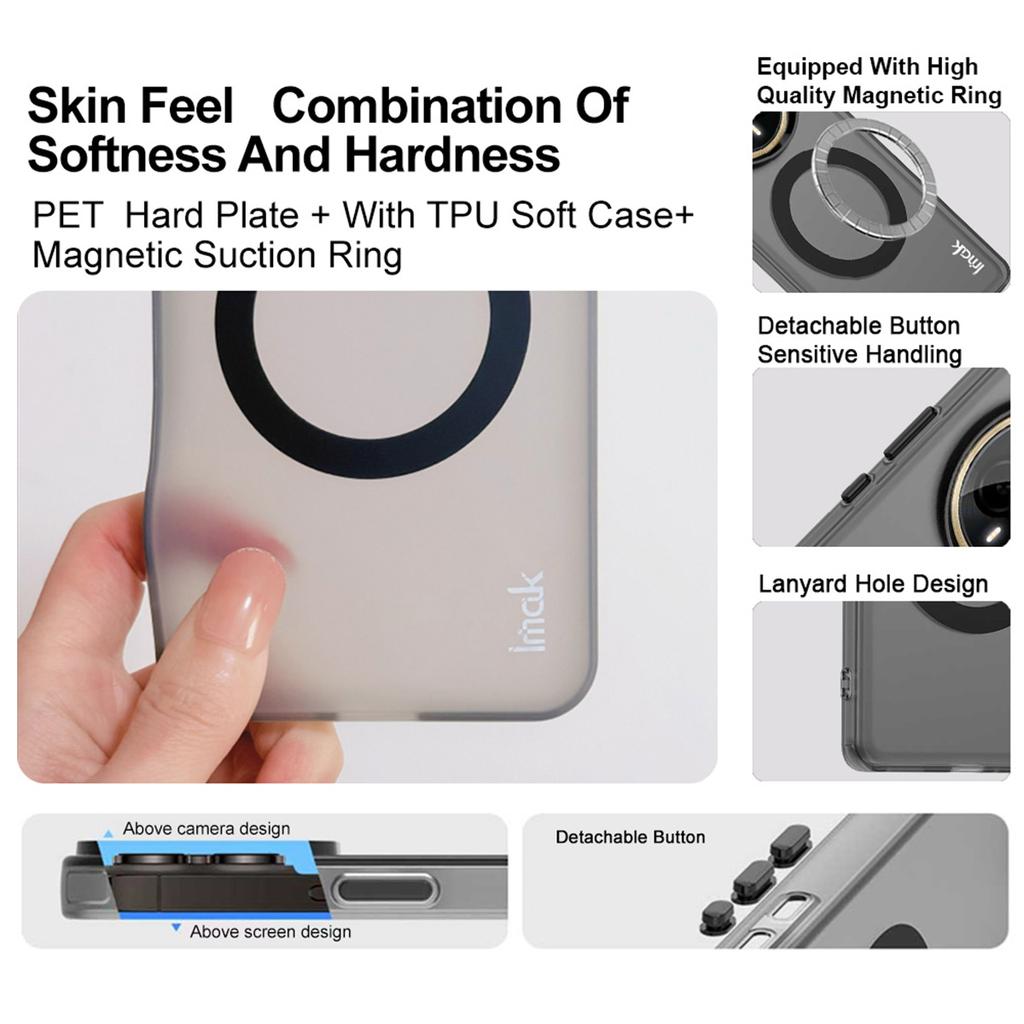 For Samsung Galaxy F06 5G Phone Case IMAK Chocolate Magnetic Case